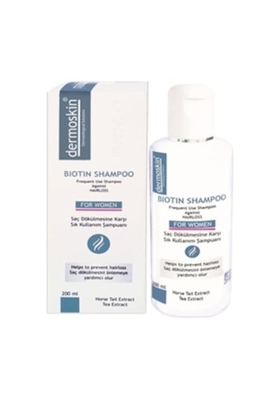 Dermoskin Kadınlar için Dökülme Karşıtı Biotin Şampuan 200 ML