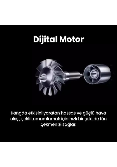 Jhy Hair Styler X9 Saç Şekillendirme Seti Mavi