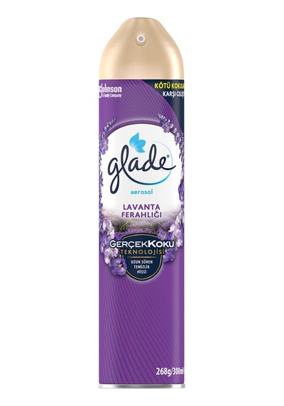 2 Adet Glade Oda Kokusu Aerosol 300 Ml Lavanta Ferahlığı Çok Renkli