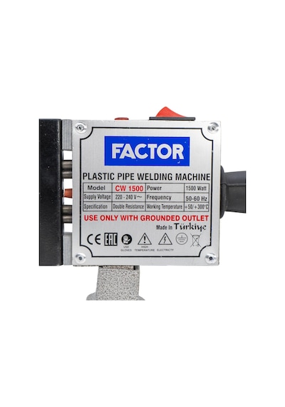Factor Fccw1500 Pprc Plastik Boru Kaynak Makinası 1500 Watt