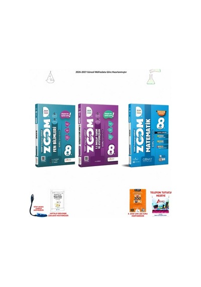 Günay 8. Sınıf Lgs Tüm Dersler 3 Başarı Seti 300 Soruluk 107