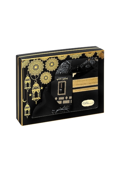 Kabe Kapısı Desenli Ultra Plus Şönil Seccade Seti-5