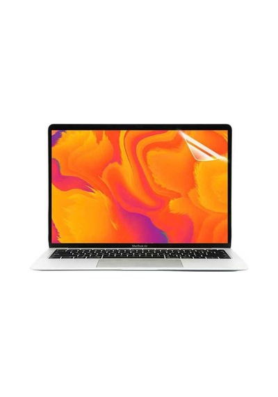 Apple Uyumlu MacBook 13.6' Air 2022 M2 Çip A2681 Ekran Koruyucu Ultra Ince Esnek Kırılmaz Cam Tam