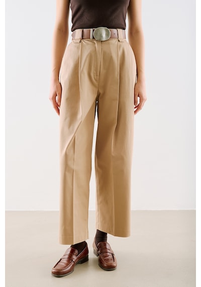 Manuka Gabardin Straıght Pileli Pantolon Camel Aw26pnt00004-05