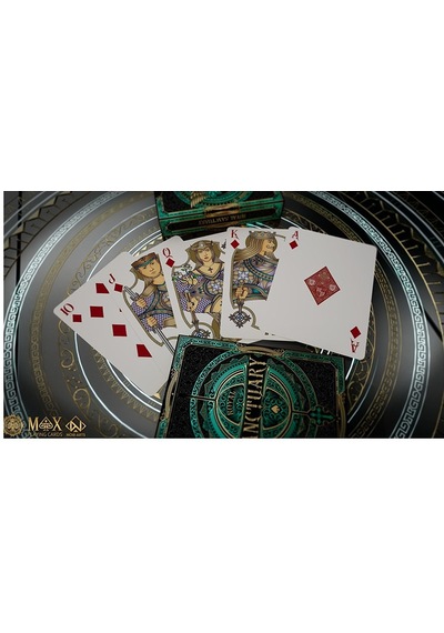 Npcc Noir Arts Royal Sanctuary Emerald Premium Oyun Kağıdı Koleksiyonluk İskambil Kartları