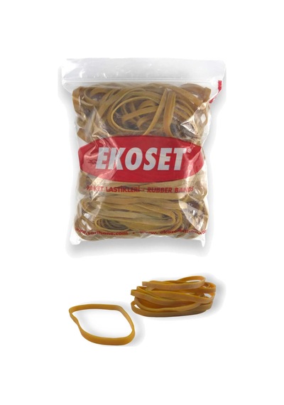 Ekoset 10 CM Kalın Paket Lastiği 300 Adet 100 x 5 MM