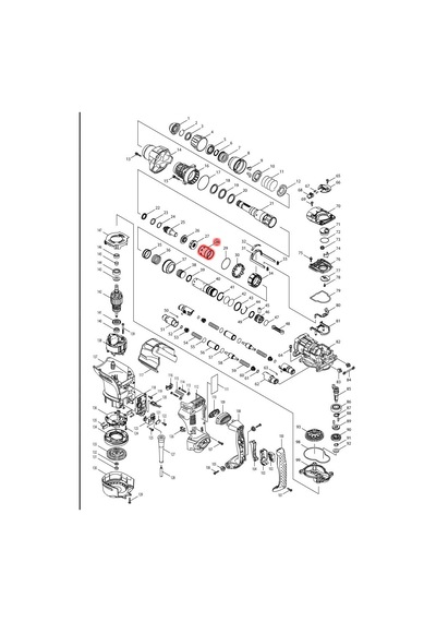 Makita HR4511C Vurucu Yatağı Ürün Kodu 450024-0
