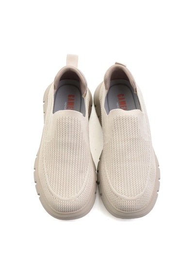 Bambi Bej Beyaz Triko Erkek Sneaker E01175524382