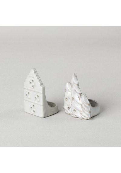 Linens Tree 8x7x9 Cm Mumluk 8x7x9 Cm Ekru Ekru