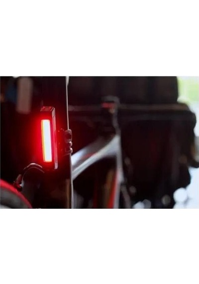 Arka Stop 6 Fonksiyonlu 65 Lumen - Usb Girişli 5206t Siyah - Kırmızı