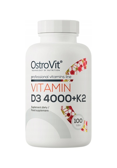 Ostrovıt Pharma Vitamin D3 4000 K2 100mcg / 100 Tabs