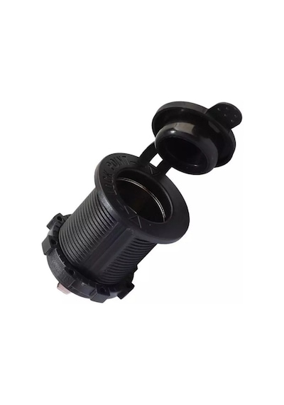 10 Adet Oto Çakmak Fiş Çakmaklık Dişi Pano Tip 30Mm Şase Monteli