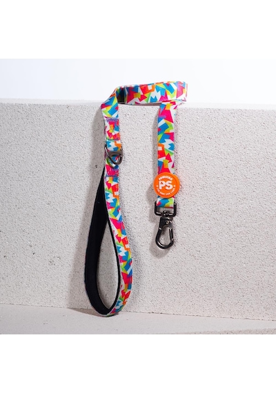 Pawstar Mosaic Leash Kedi Köpek Sevk & Gezdirme Kayışı Köpek Uzatma Tasması Mavi