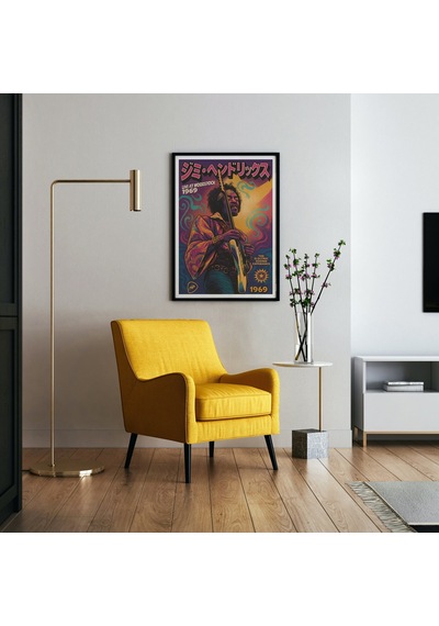 Jimi Hendrix Limited Edition Pop Art Poster