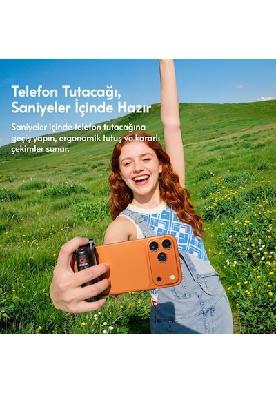 Ulanzi Jj21 Mini 3 İn 1 Selfie Monopod Telefon Tutucu Tripod Ve Kumandalı Grip - T184