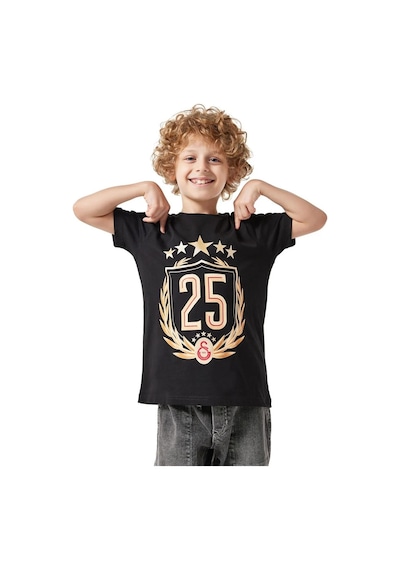 Gsstore Galatasaray 25 Şampiyonluk Çocuk T-shirt - C251351-10639 SIYAH