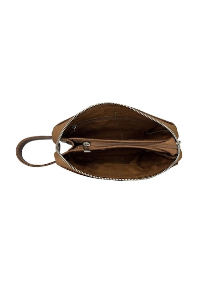 Çanta Yurdu Diga Hakiki Deri 3006 Dopp Kit El Çantası Taba Taba