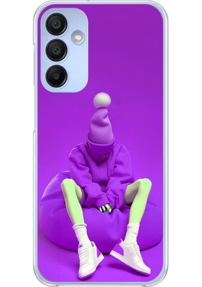 Samsung Galaxy A15 Uyumlu Şeffaf Kılıf No Face 6 Tasarımlı