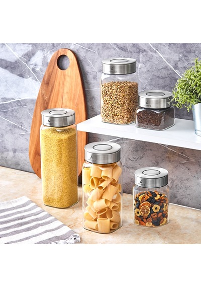 Aryıldız Timeless Square XXL Saklama Kabı 1600 ML Şeffaf