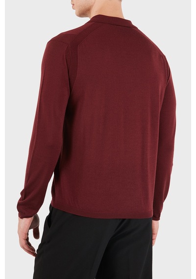 Emporio Armani % 100 Yün Slim Fit Yarım Fermuarlı Polo Yaka Kazak Erkek Polo Yaka Kazak Em006293 Af29815 U5086 Bordo Emporio Armani % 100 Yün Slim Fit Yarım Fermuarlı Polo Yaka Kazak Erkek Polo Yaka Kazak Em006293 Af29815 U5086 Bordo