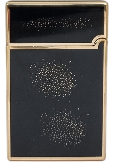 Vindiesel Soft Flame Siyah-gold Desenli Çakmak - Tr7683