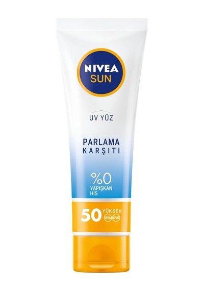 Nivea Sun Parlama Karşıtı Yüz Güneş Kremi Spf 50 50 ML