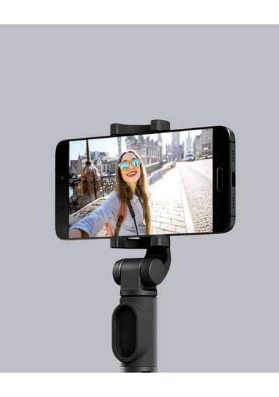 Mey İthalat Bluetooth Selfie Çubuğu 360 Dönebilen Başlık, Kablosuz Bağlantı