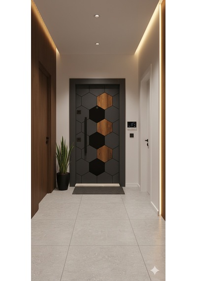 Eli T Seri Si Elegance Güvenli K Kapisi Çeli K Kapi - Vi Lla Kapisi 12421c124x12 209 X 106 X 92