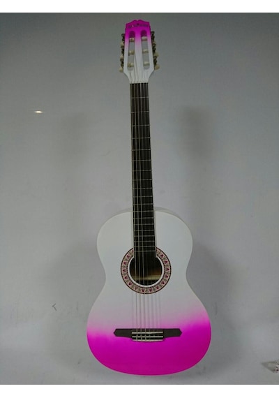 Valencia Gypsy Rose Grc1kpub Klasik Gitar Seti Mor 7/8 Boyut - İnce Sap - Kılıf Ve Askı Dahil