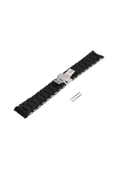 Emporio Armani Ar5868 Siyah Silikon Kaplama Saat Kordonu