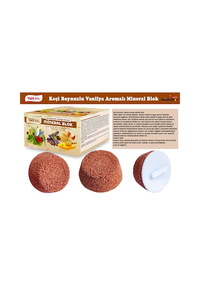 Biolive Keçiboynuzlu Vanilya Aromalı Mineral Blok