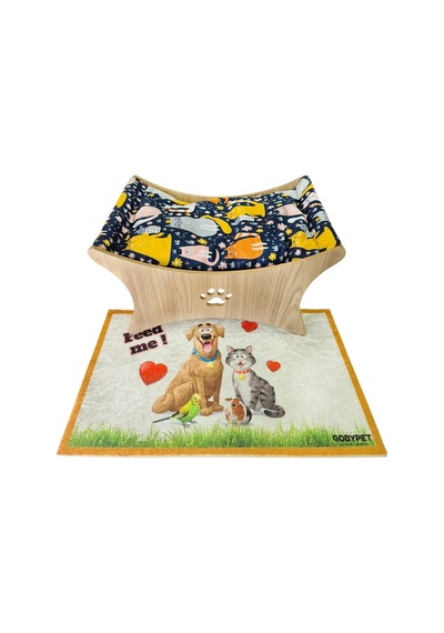 Gobypet Kedi Hamağı Ve Halısı, Kedi Berjeri, Sallanan Sandalye Yatağı, Köpek Yatağı, Köpek Salıncağı Laciv