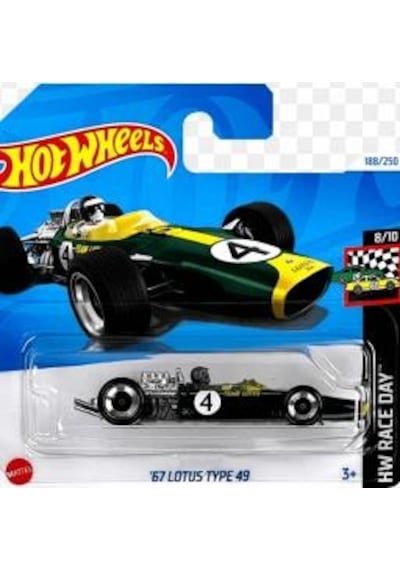 Hot Wheels Tekli Arabalar '67 Lotus Type 49 Htd99 Renkli