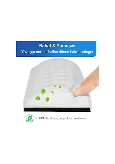 Ayrex Klasse Gaming Klavye Ve Mouse Bilek Destek Seti, Ergopad, Kaymaz Tabanlı, Nefes Alan Kumaş, Hassasiyet Önleyici