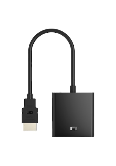 Dm Chb021 Hdmı To Vga Çevirici Dönüştürücü 3.5mm Aux Ses Destekli Çıkış