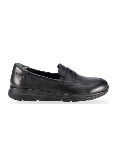 Forelli Gola-g Kadın Siyah 36-41 Deri Comfort Ayakkabı