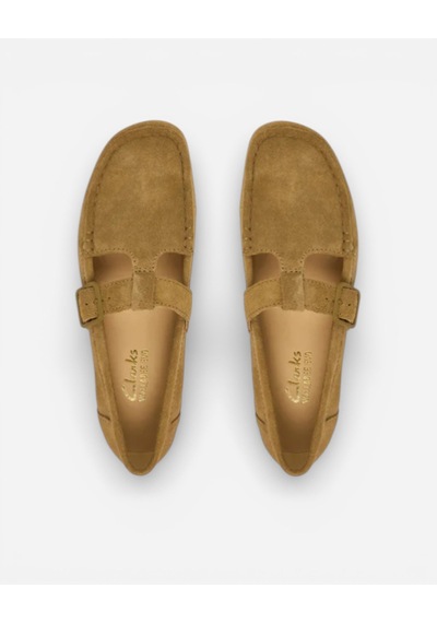 Clarks Wallabeeevobar Dark Sand Suede Kadın Bej Günlük Ayakkabı 26183152
