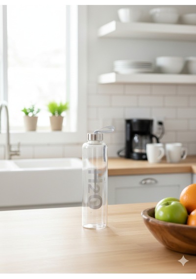 H2o Metal Kapaklı Matara 750 Ml Gri