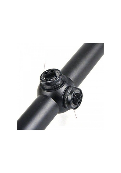 4-12x40aoeg Tüfek Dürbünü Mil Dot Kırmızı ve Yeşil Işıklı Lens