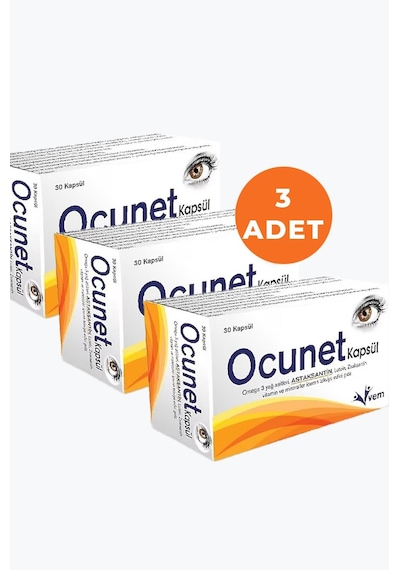 Ocunet Takviye Edici Gıda 3 x 30 Kapsül