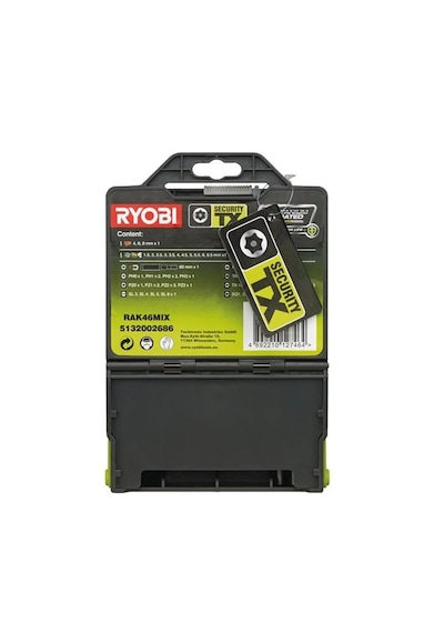 Ryobi Rak46mıx 46 Parça Vidalama Ve Delme Uç Seti 5132002686