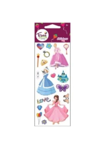 Face Sticker Renkli Kabartma 3d Fc-208