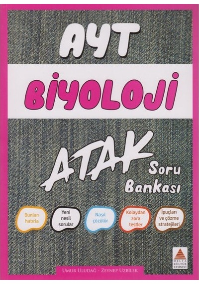AYT Biyoloji Soru Bankası Atak  -  Umur Uludağ  -  Delta Kültür