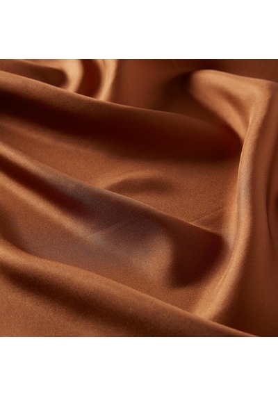 İpekevi Düz Twill İpek Eşarp - Taba Taba