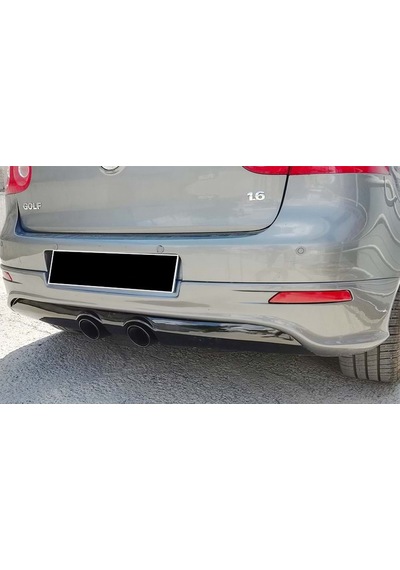 Vw Golf 5 R32 Arka Ek Reflektörlü Mat Siyah 2003 2005 2006 2007 2008 2009 Arka-difizör-bodykit-ek