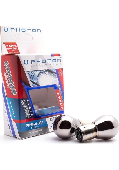 Photon T10 W5W Chrome 12V Natural Amber