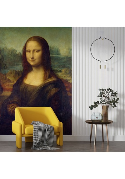 Mona Lisa Poster Duvar Kağıdı Renkli
