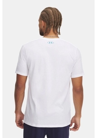 Under Armour Ua M Lc Fly In Logo Erkek Tişört 1390206-100 Beyaz