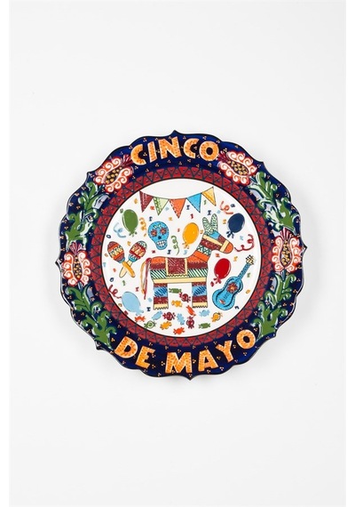 Seramik Tabak Cinco De Mayo 30 Cm No.2