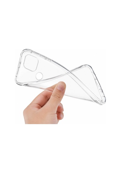 Logis Xiaomi Redmi 9c Uyumlu Şeffaf Silikon Kılıf Kamera Korumalı Darbe Emici İnce Esnek Tpu Telefon Koruyucu Kapak